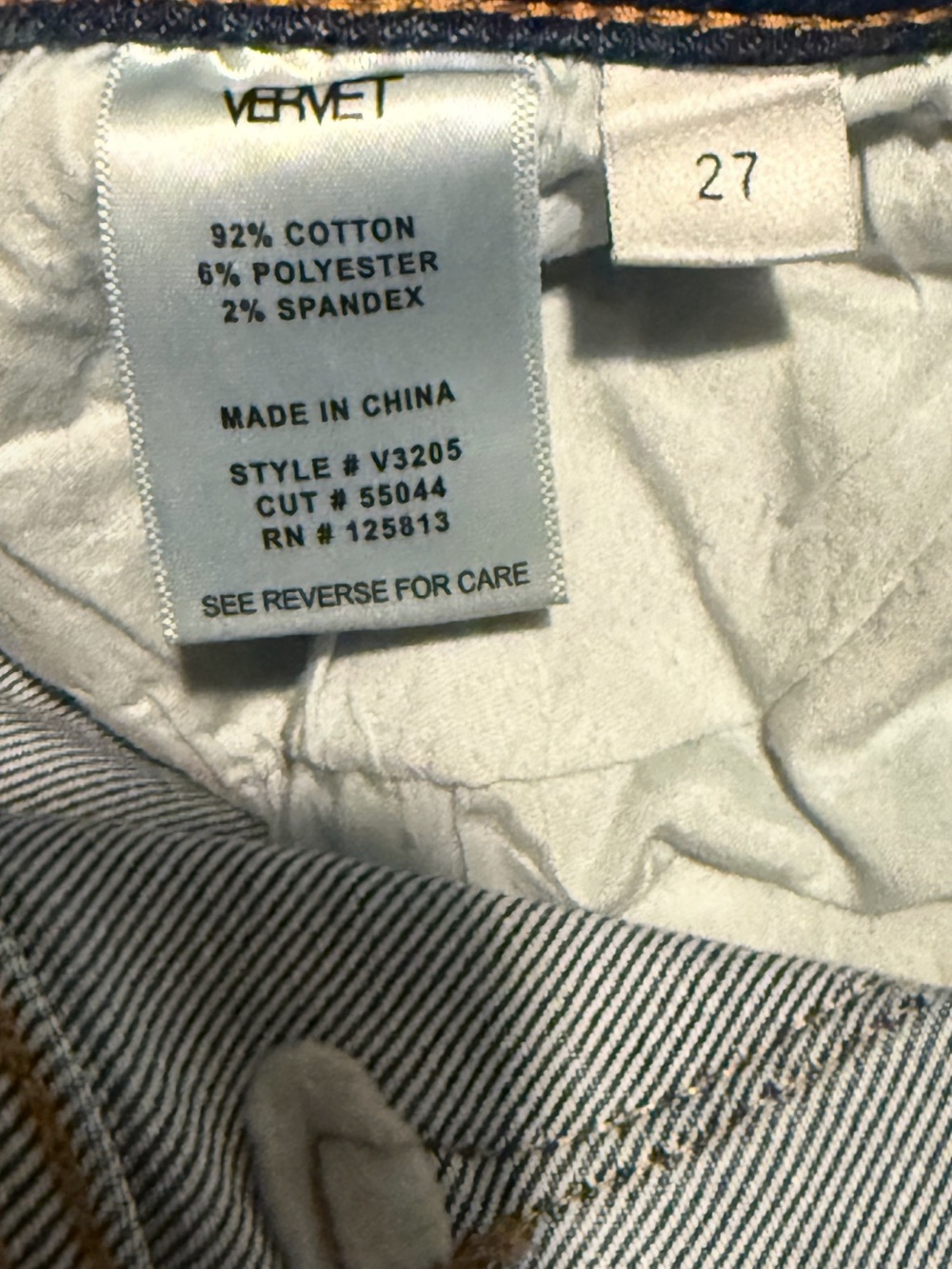 Vervet Women’s Jeans 27 - Picture 7 of 7